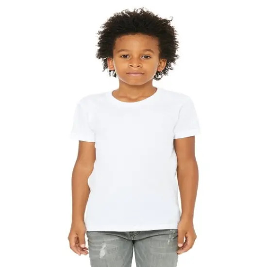 Bella + Canvas&reg; Youth Jersey T-Shirt WHITE {1}
