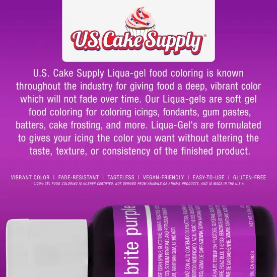 6 Neon Liqua-Gel Cake Color Kit, 0.7 fl. oz. {4}