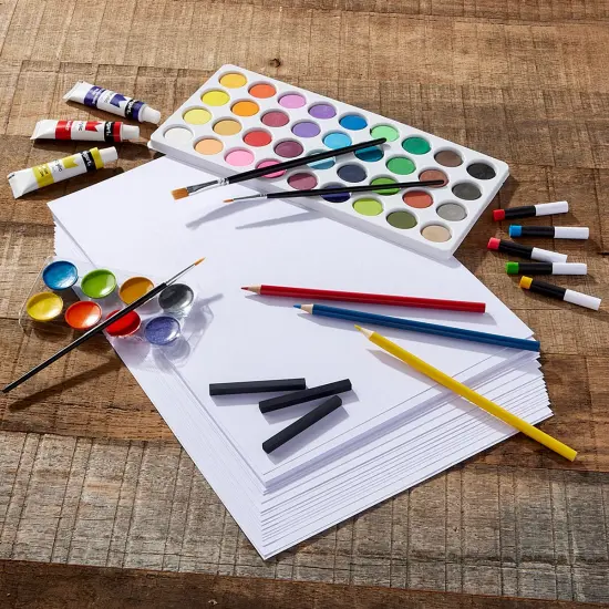 KINGART&reg; Mixed Media Art Set, Drawing, Painting & Sketching, 175 Pc. {3}