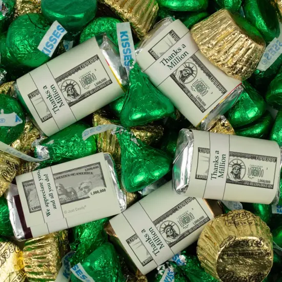 105 pcs Thank You Candy Hershey's Chocolate Mix Thanks a Million (1.75 lbs) - By Just Candy {1}