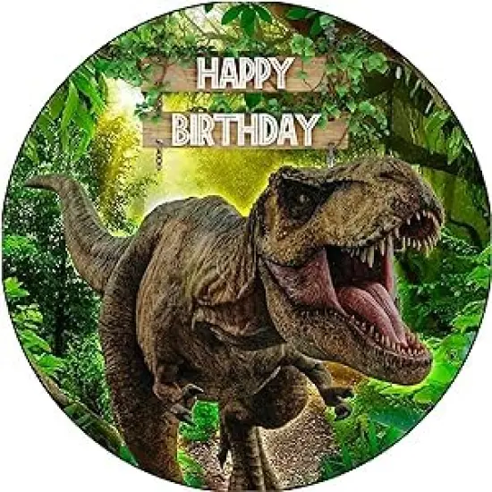 Dinosaur Themed Edible Icing Sheets- Assorted Image Cake Toppers-Frosting Sheets- Cookies- Cupcake Toppers {1}