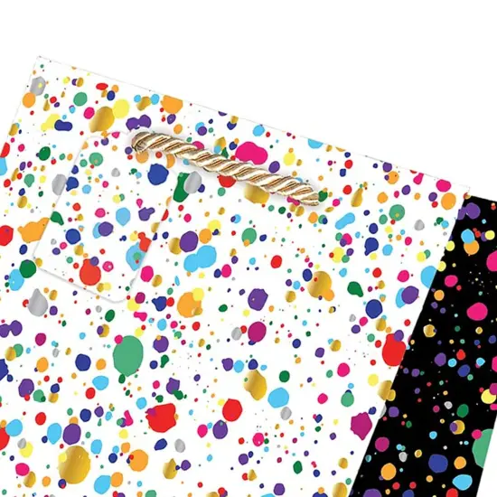 Unique Patterned Gift Bags 10" X 5" X 12-1/2" {4}