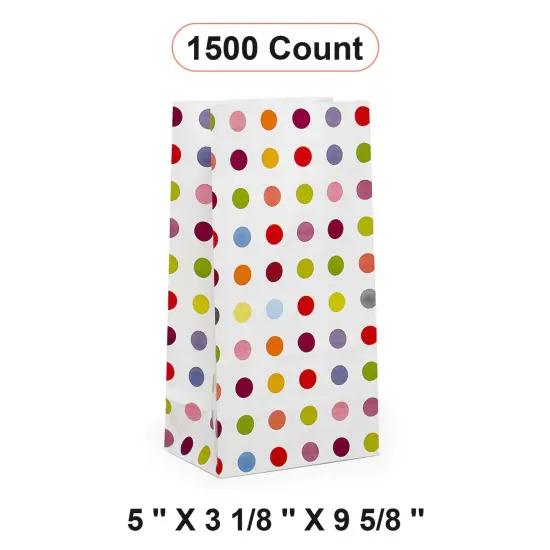 Dot Patterned Sos Food Bags 5'' X 3 1/8'' X 9 5/8'' {1}