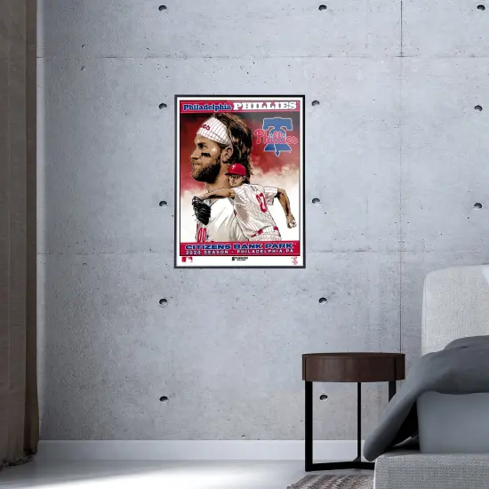 Phenom Gallery Philadelphia Phillies Bryce Harper & Aaron Nola Limited Edition Deluxe Framed Serigraph {4}