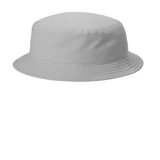 Port Authority&reg; Twill Short Brim Bucket Hat White {7}