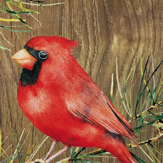 Northlight Cardinal Merry Christmas Wooden Porch Sign - 38" Red {6}