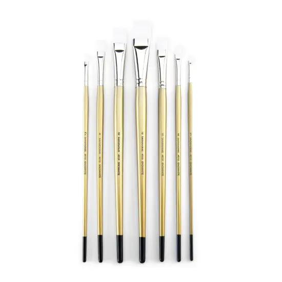 RSET-4510 | Snowhite&trade; 7pc Oil & Acrylic Bright Brush Set {2}