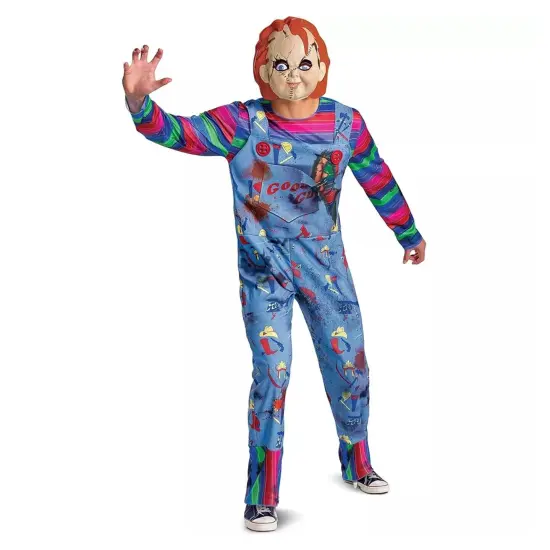 Childs Play Deluxe Chucky Adult Costume {1}
