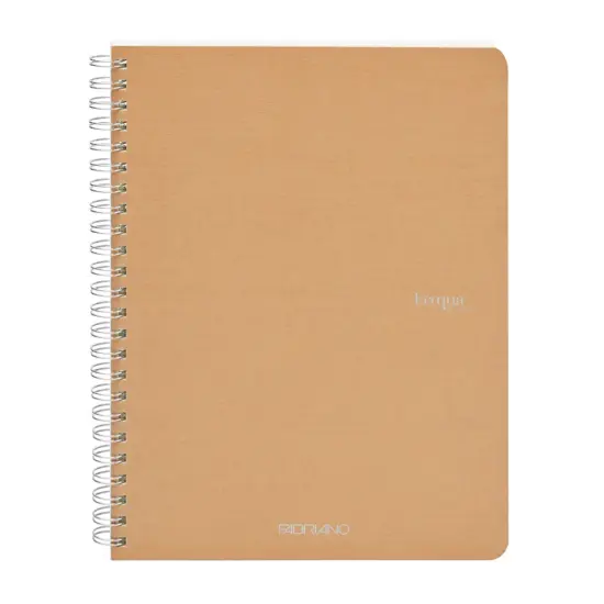 Fabriano Ecoqua Original Spiral-Bound Notebook, A5, 70 Sheets Beige {4}