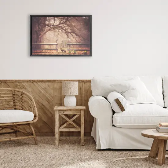 Stupell Industries Sly Guy Fox in Forest Floating Frame, design by Carrie Ann Grippo-Pike {2}