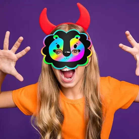 60 Pcs Themed Scratch Paper {2}