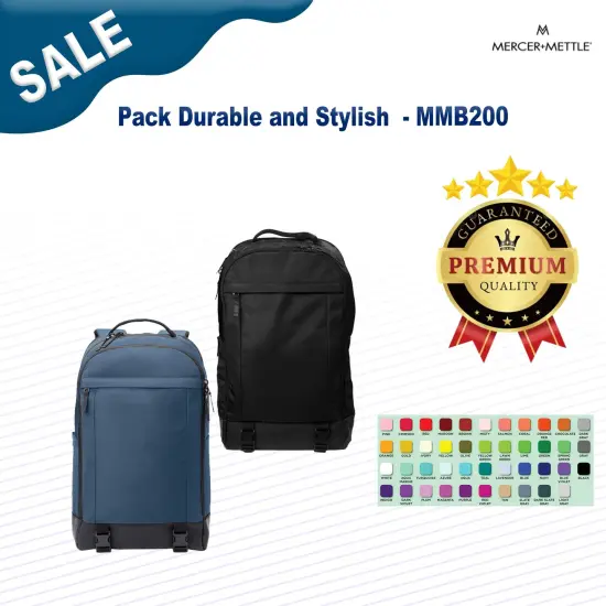Mercer+Mettle&reg; Pack Durable and Stylish Deep Black {3}