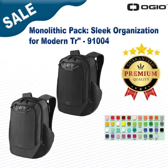 OGIO&reg; Monolithic Pack Sleek Organization for Modern Travel Tarmac {2}