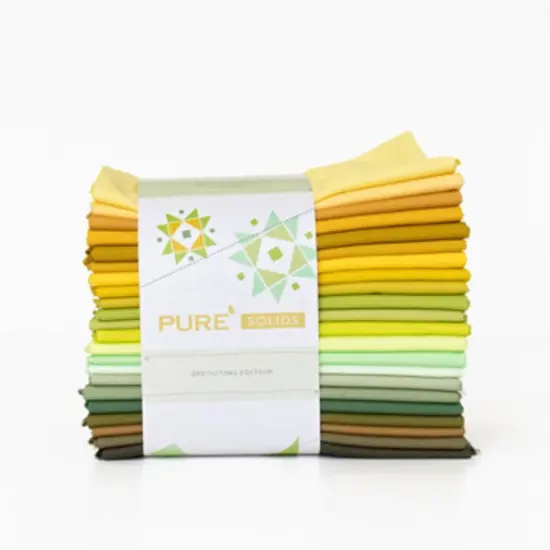 Pure Solids Fat Quarter Bundle in Sprouting byfor Art Gallery (CB-PFQ501) {1}