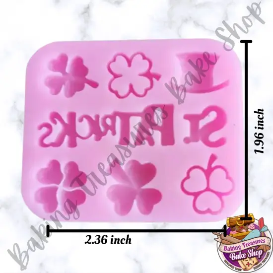 St Patrick's Day 3 Silicone mold {2}