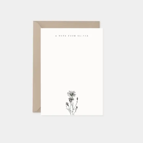 Aster Botanical Note Cards III {1}