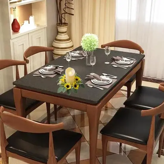 Summer Candle Ring Sunflower Mini Wreath Artificial Flowers Wedding Centerpieces 10" for Home Garland Tabletop Farmhouse Rustic Country Party Decor {3}