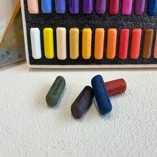 Soft Pastels for Artists Highly Pigmented Sticks 48 Vibrant Colors Professional Grade Art Supplies Smooth Blendable Pastels Set for Drawing,Painting Artists,Beginner {2}