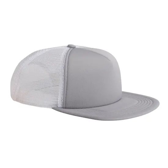 Big Accessories&reg; Foam Front Trucker Cap WHITE/ BLACK {6}