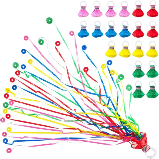 Confetti Poppers, 10Pack Streamer Plastic No Mess for Party,Birthday,Wedding (Colorful 2, 20 Pack) {1}