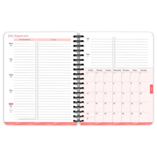 Busy Bees | 2026 6 x 7.75 Inch 18 Months Weekly Desk Planner | Foil Stamped Cover | July 2025 - December 2026 {4}