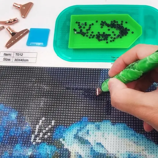 31 Pcs Diamond Art Paintings Kit Tools, Diamond Art Painting Pen Accessories Ergonomic 5D Diamond Art Pens with Stainless Pen Tips for DIY Craft {5}