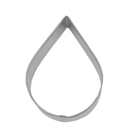 3.5&rdquo; Raindrop Metal Cookie Cutter {1}