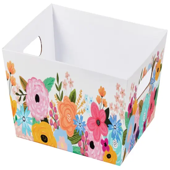Pack/3: Wildflower Garden Baskety Tray - 12 x 9-1/2 x 4-1/2" {1}