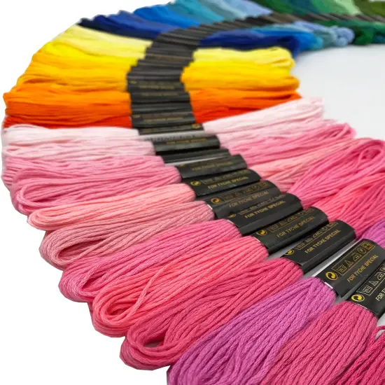 Embroidery Floss 200 Skeins Cross Stitch {3}