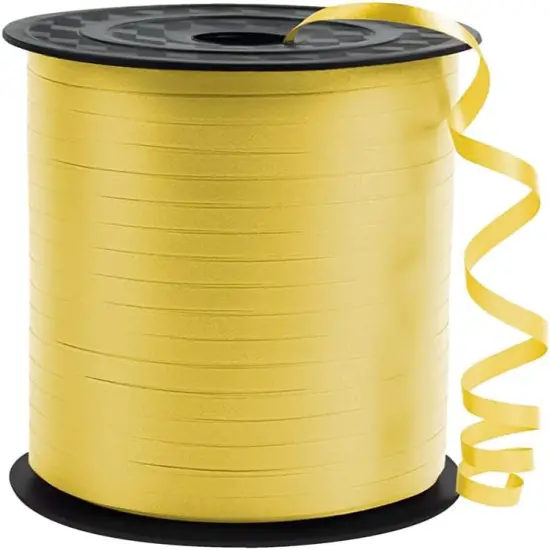 Premium Yellow Curling Ribbon, 1/5" Wide x 500 Yards Christmas Curling Ribbons {1}