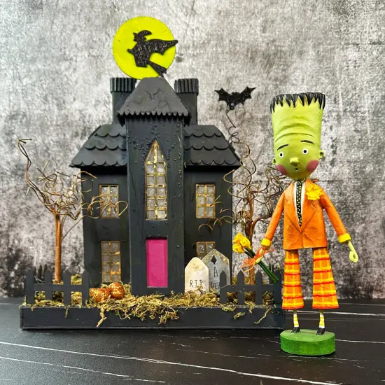 Lori Mitchell Halloween Fabulous Frank Figurine {5}