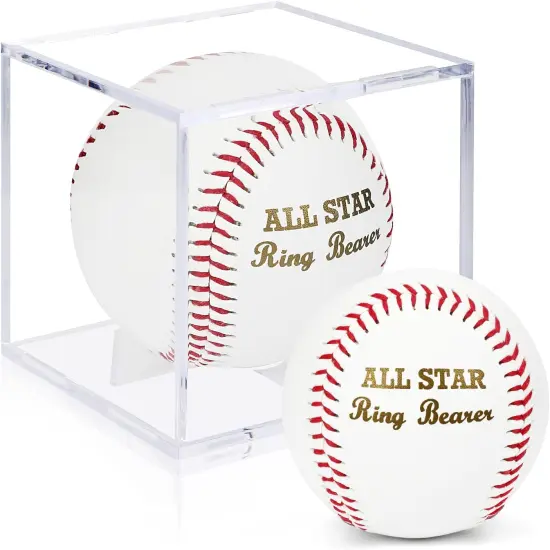 Baseball with Display Case All Star {1}
