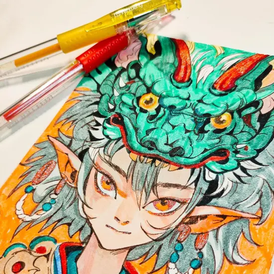 200 Pack Gel Pen Set 100 Colored Gel Pen with 100 Refills,Glitter Gel pens 40% More Ink with Canvas Bag for Kids Coloring Books Drawing Crafts Scrapbooks Journaling Planner {3}