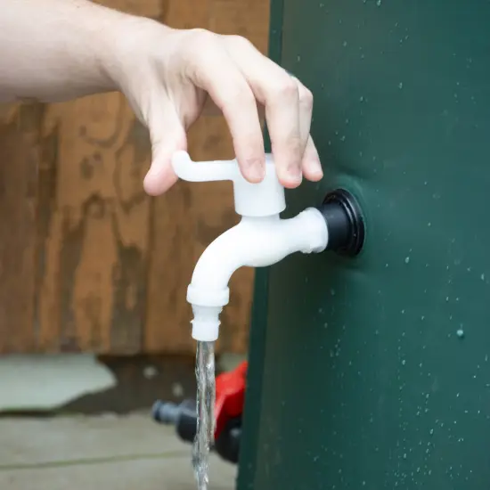 Lehman's Collapsible Rain Barrel, Durable Water Storage for Garden Irrigation, Space-Saving and Easy to Use, 66 Gallon Capacity {4}