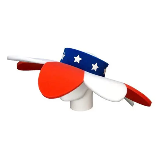 USA Flower Pamela Vibrant & Patriotic Party Hat {3}