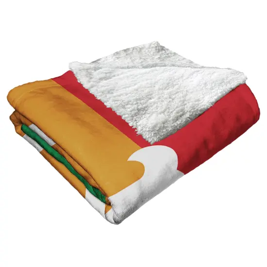 MLB Pride Series Silk Touch Sherpa Throw Blanket 50×60 Inches New york mets {3}