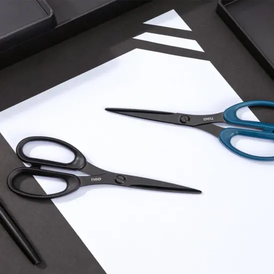 Non-stick Scissors, Black, Stainless Steel Scissors, Effortless Precision Cutting, Effortless Precision Cutting, for students, for DIY {5}
