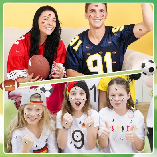 Mini 1000 Pcs Sports Ball Stickers for Kids Soccer, Football, Baseball, Basketball, Volleyball Stickers for Kids Ball Themed Party Birthday Classroom Decorations {5}