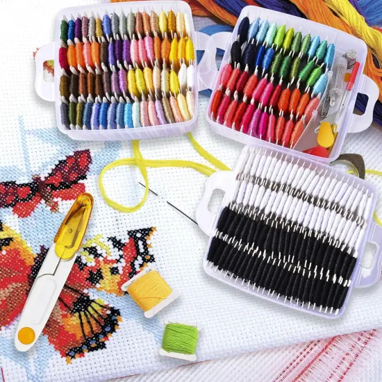 201 Pack Embroidery Floss Kit {4}