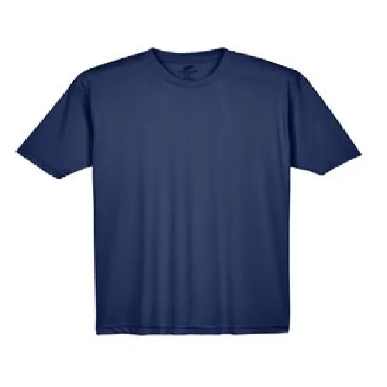 UltraClub&reg; Men's Cool & Dry Sport Performance Interlock T-Shirt Navy {1}
