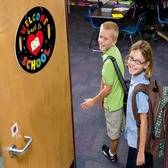 Welcome Sign for Classroom Door Decorations 11.3" {5}