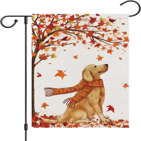 12x18 Inch - Welcome Fall Maple Garden Yard Flag(Multicolor) {5}