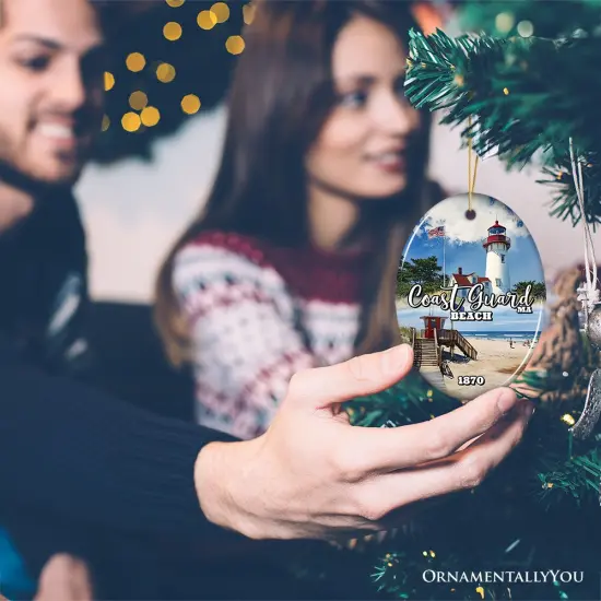Coast Guard Heritage Christmas Ornament, Massachusetts Souvenir and Gift {7}
