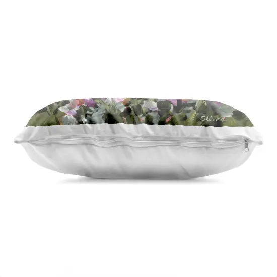 Stupell Industries Coastal Flowers with Seascape Indoor Pillow, 14 x 7 x 20 {3}
