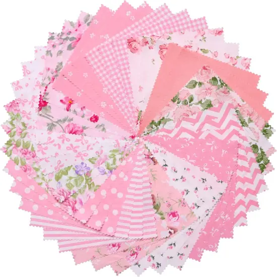 42Pcs 10" Layer Cakes, Pre-Cut 10x10 Fabric Quilt Squares Bundles {1}