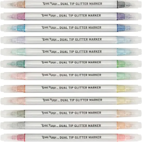 Dual Tip Markers - Glitter {6}