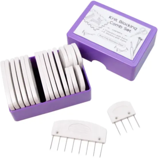 Knit Blockers & Pins Kit 20Pcs Knit Blocking Combs {1}