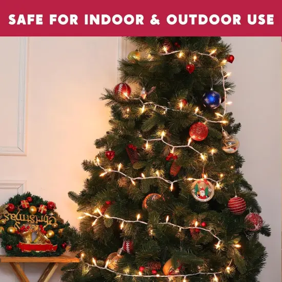 50 Count Christmas String Lights - 13FT, Warm White {5}