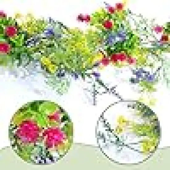 Summer Wildflower Garland Artificial Greenery Flower Garland {2}