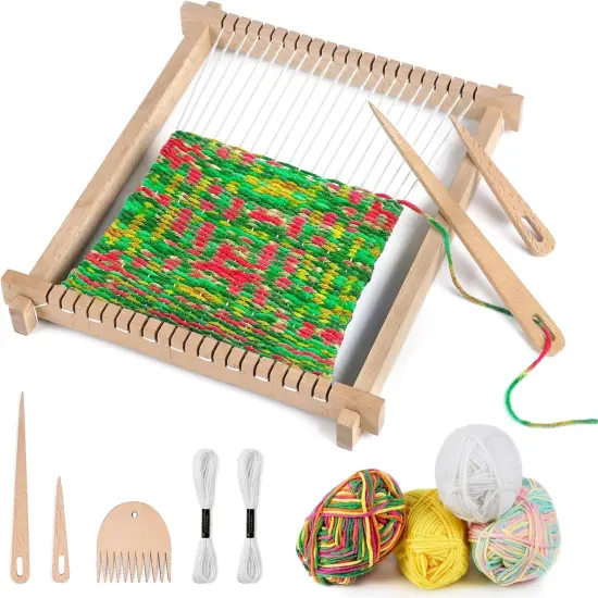 Weaving Loom Kit Toys Bracelet & Coaster & Bag Weaving Making kit {1}